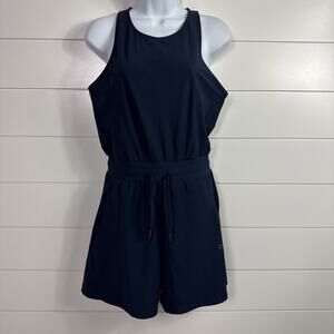 Sweaty Betty Explorer Romper Sleeveless Activewear Navy Blue sz XS